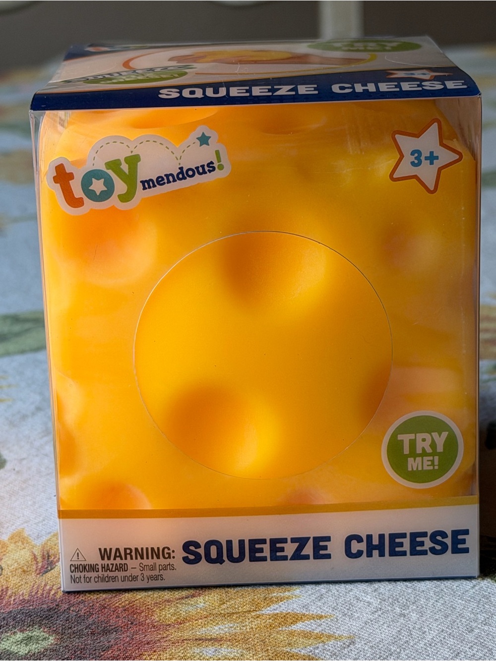 🧀 Squeeze Cheese Stress Toy 🧀